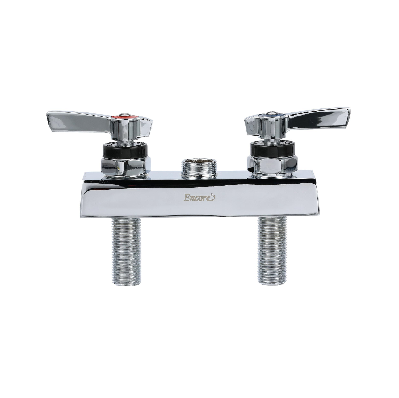 4" Encore OC Deck Mount Faucet Body Only Less Spout
