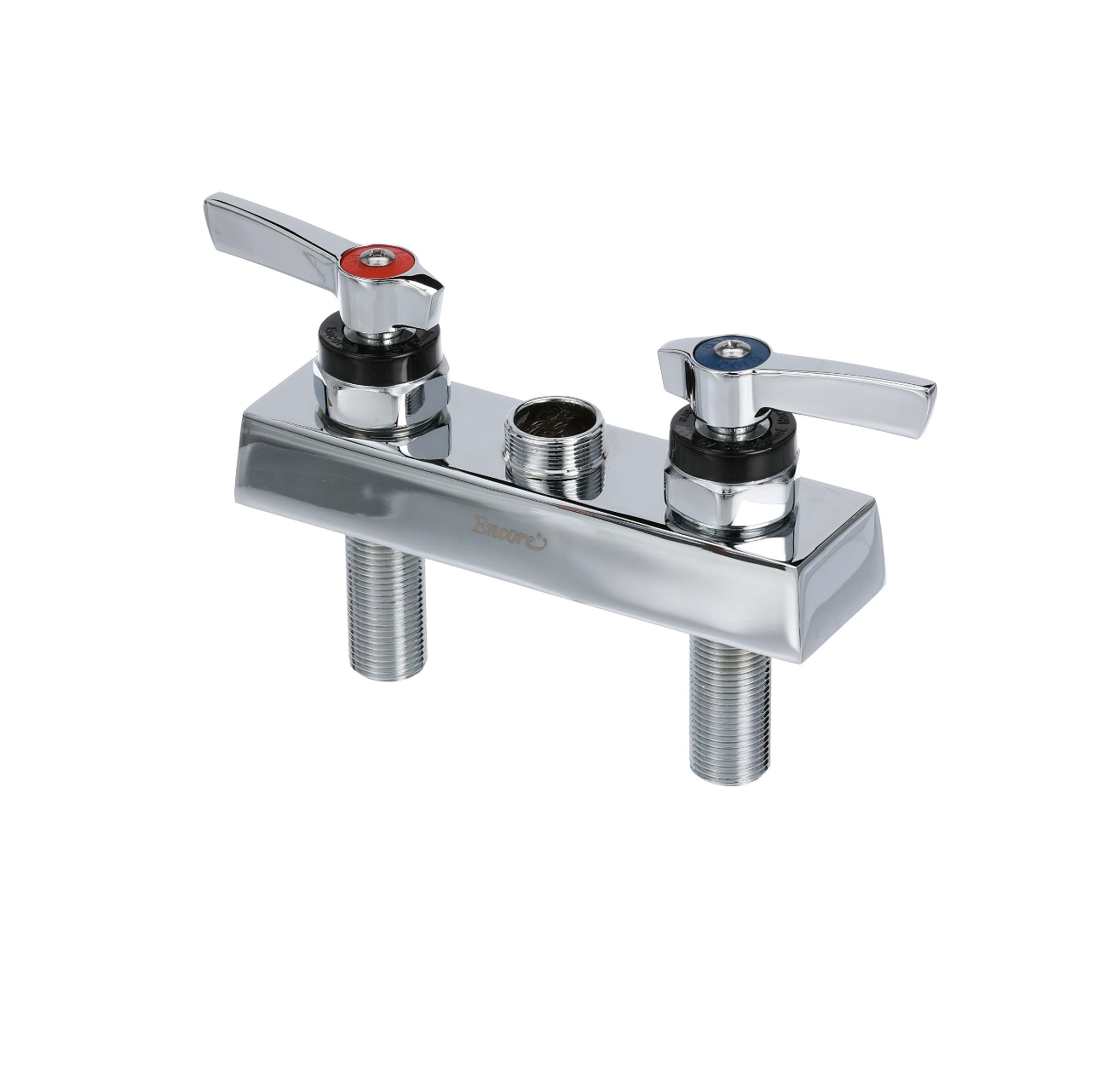 4" Encore OC Deck Mount Faucet Body Only Less Spout