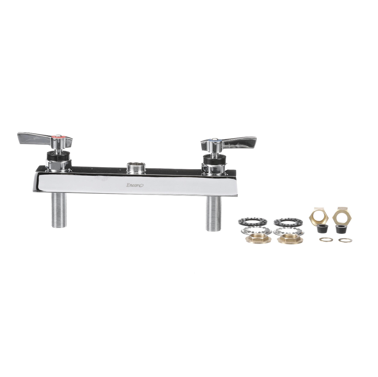 8" OC Encore Deck Mount Faucet (Body Only Ceramic Valves Less Spout)