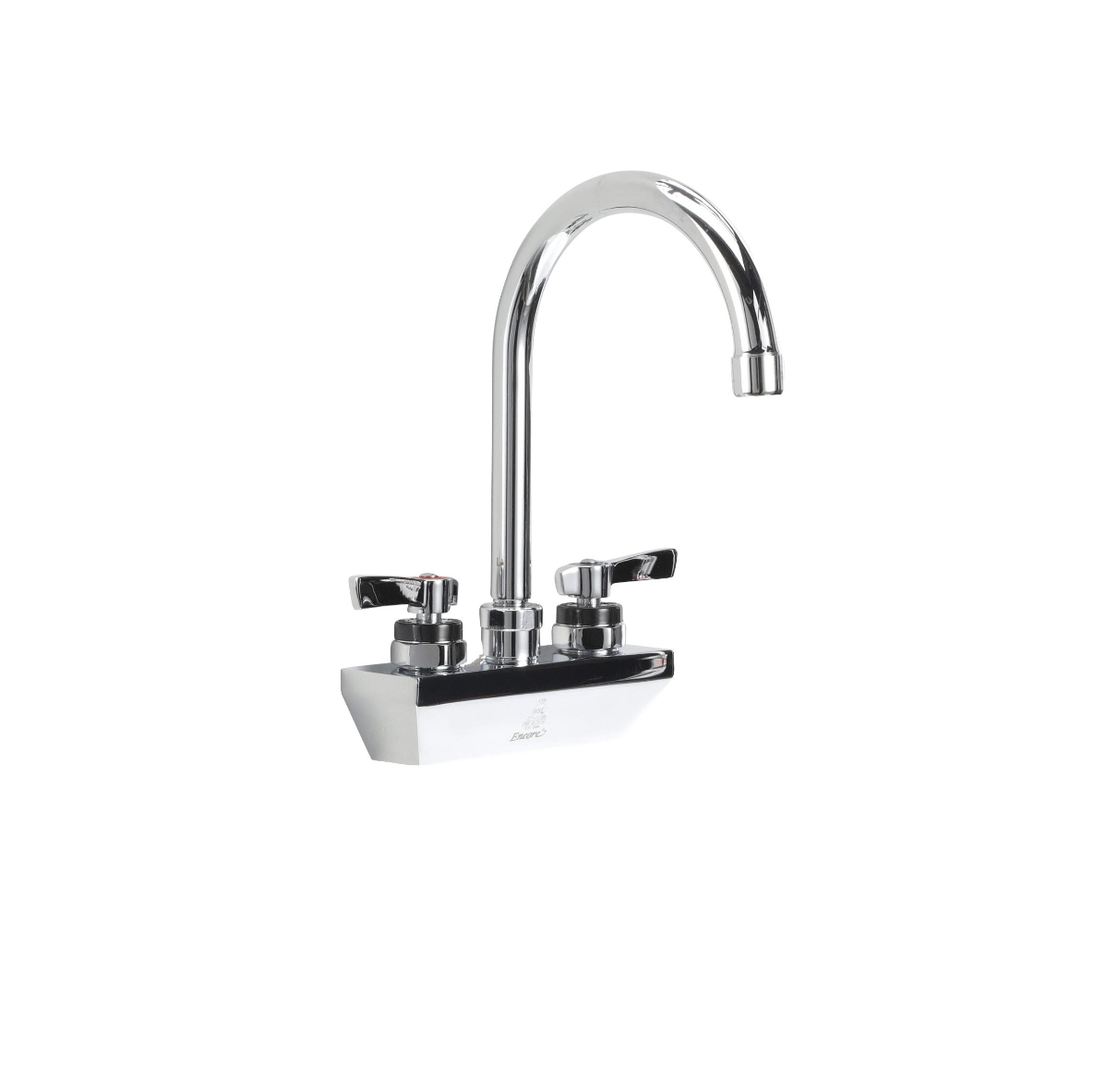 Encore® 4" OC Wall Mount Faucet with 3-1/2" Rigid Gooseneck Spout