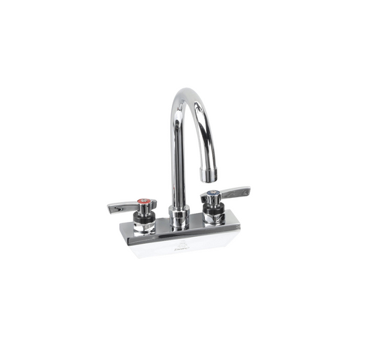 Encore® 4" OC Wall Mount Faucet with 3-1/2" Swivel Gooseneck Spout