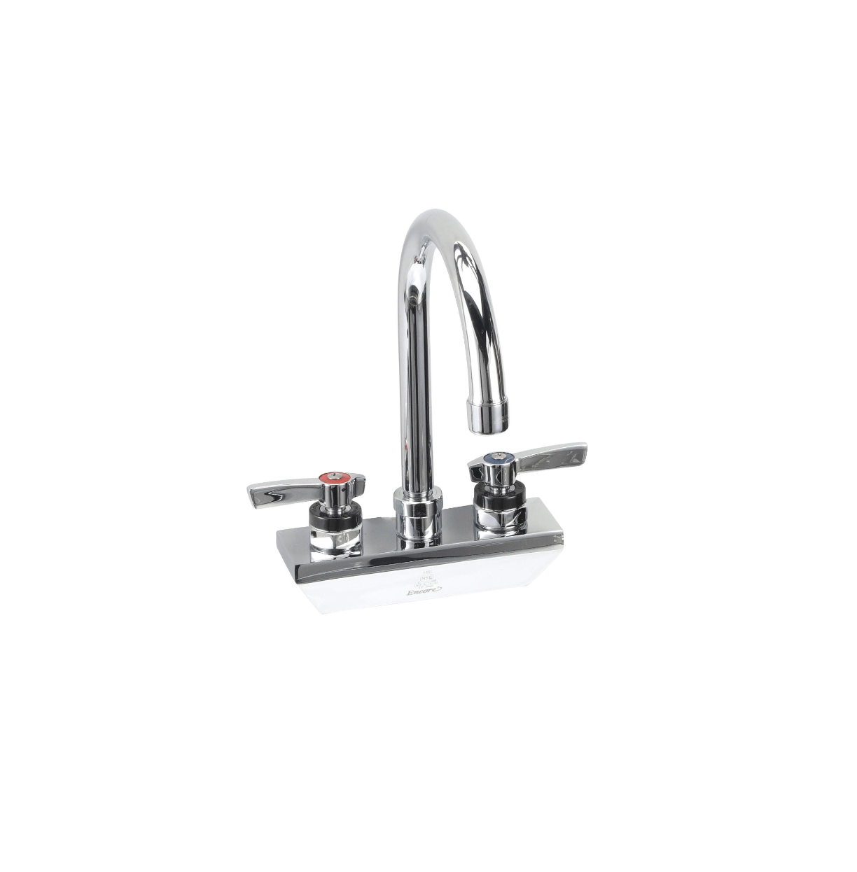 Encore® 4" OC Wall Mount Faucet with 3-1/2" Swivel Gooseneck Spout
