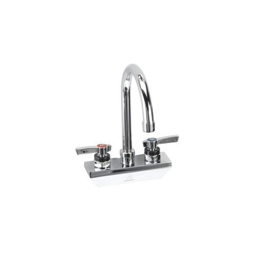 Encore® 4" OC Wall Mount Faucet with 3-1/2" Swivel Gooseneck Spout