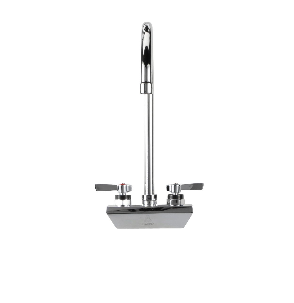 Encore® 4" OC Wall Mount Faucet with 8-1/2" Swivel Gooseneck Spout