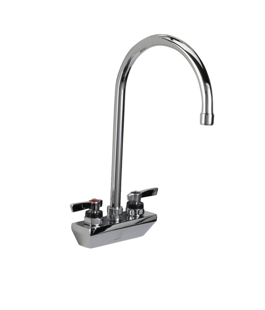 Encore® 4" OC Wall Mount Faucet with 8-1/2" Swivel Gooseneck Spout