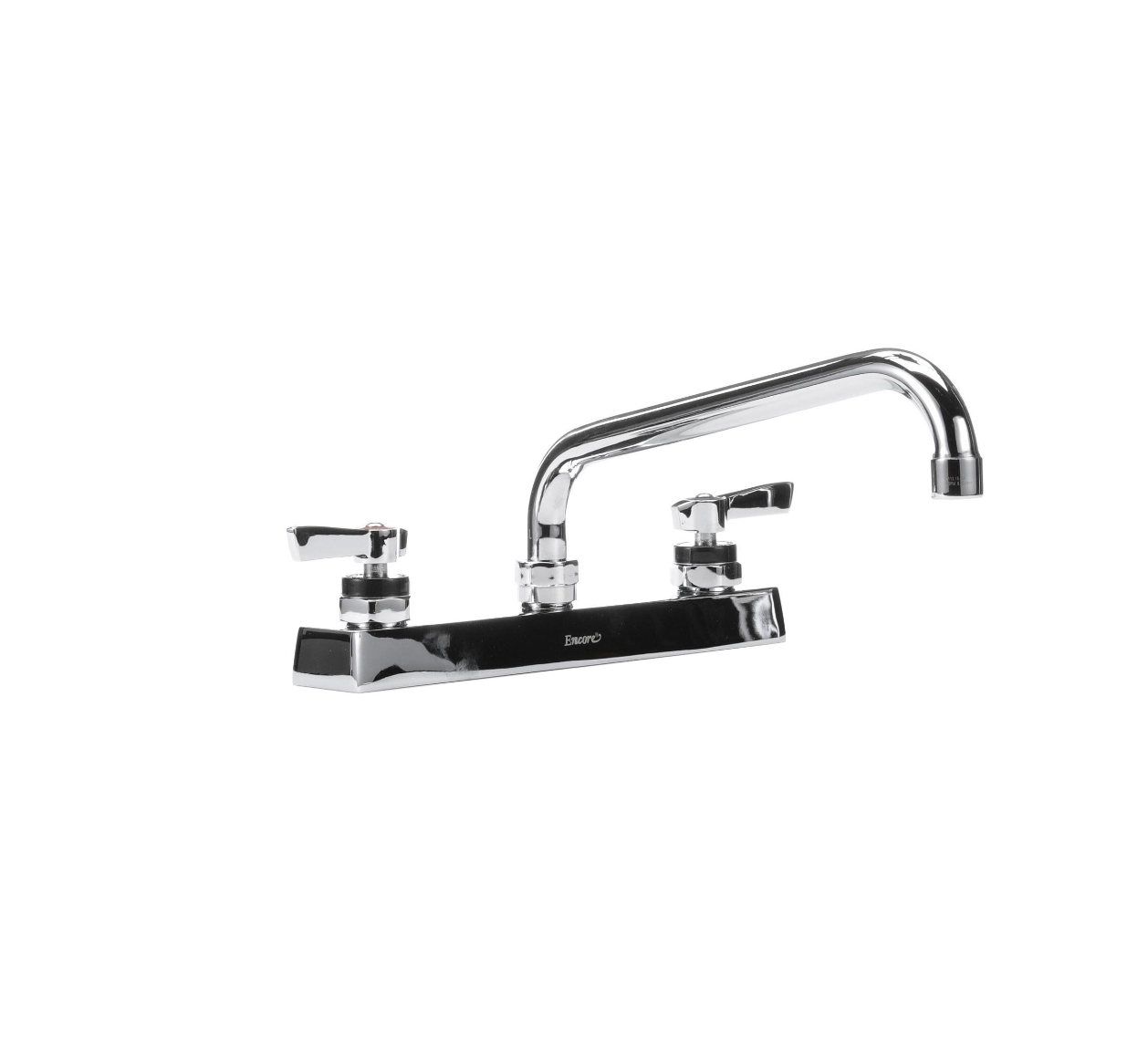 Encore® 4" OC Wall Mount Faucet with 6" Swivel Spout and Lever Handles