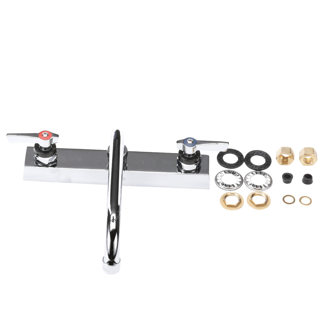 Encore® 4" OC Wall Mount Faucet with 6" Swivel Spout and Lever Handles