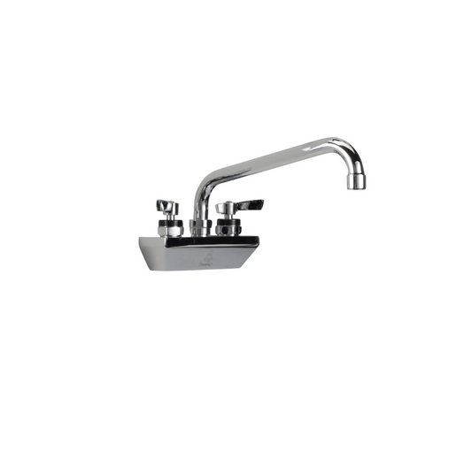 Encore 4" OC Wall Mount Faucet with 10" Swivel Spout and Lever Handles