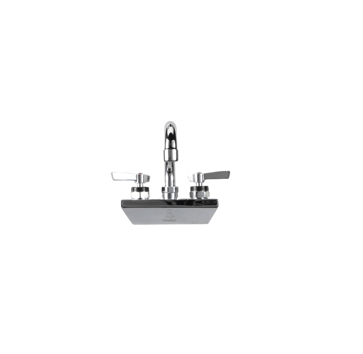 Encore 4" OC Wall Mount Faucet with 10" Swivel Spout and Lever Handles