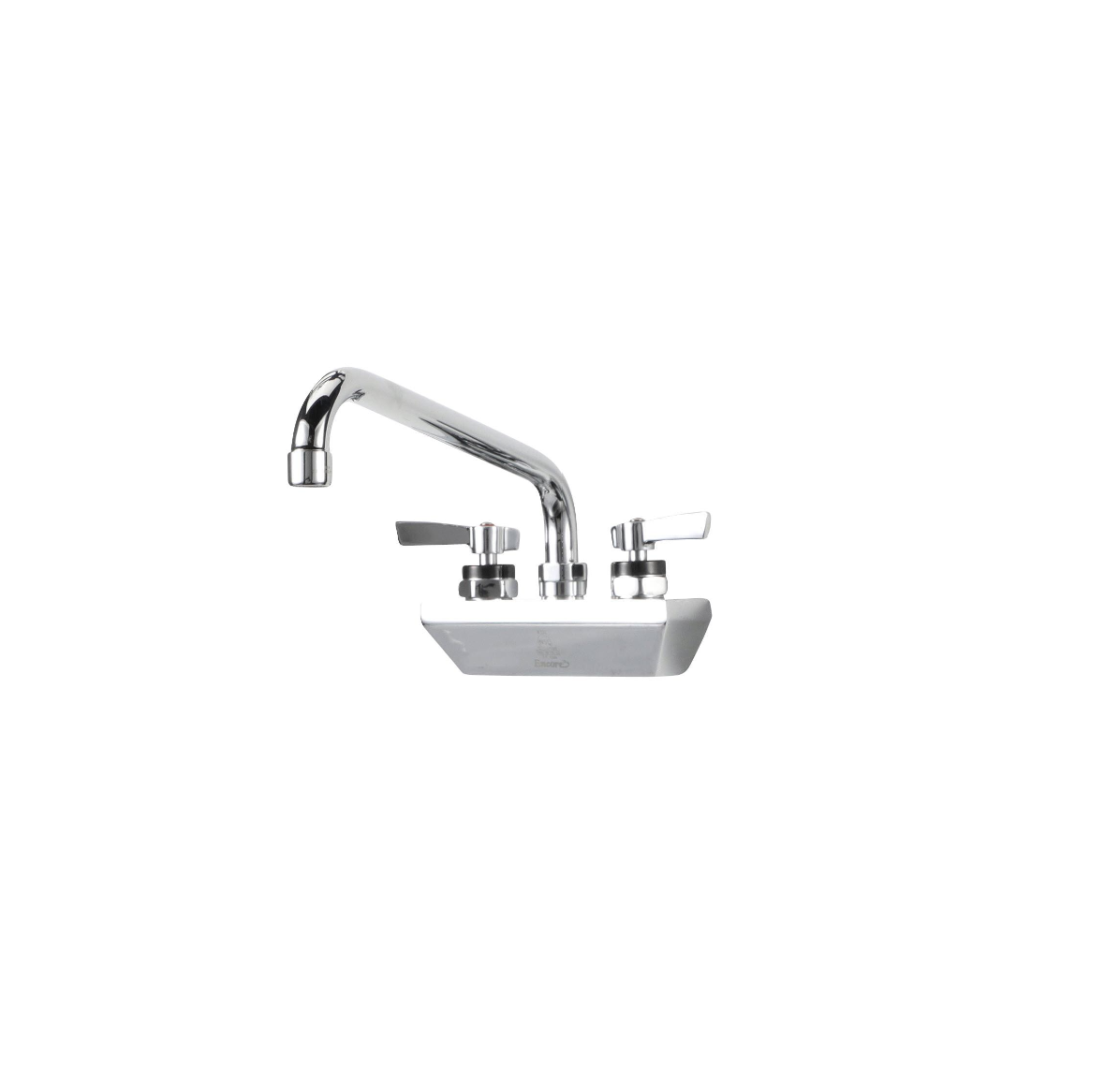 Encore 4" OC Wall Mount Faucet with 10" Swivel Spout and Lever Handles
