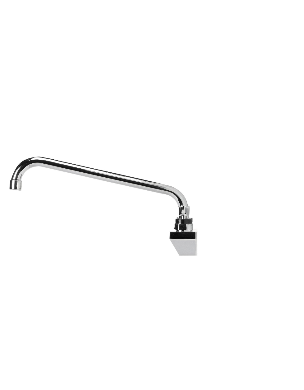 Encore 4" OC Wall Mount Faucet with 12" Swivel Spout and Lever Handles
