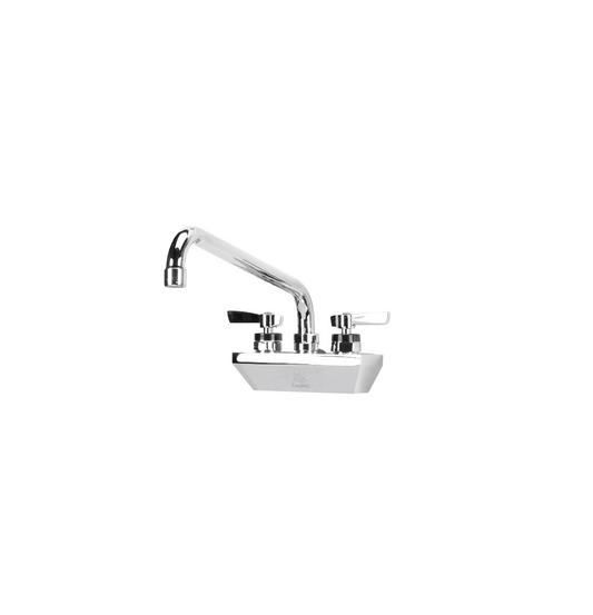Encore 4" OC Wall Mount Faucet with 12" Swivel Spout and Lever Handles