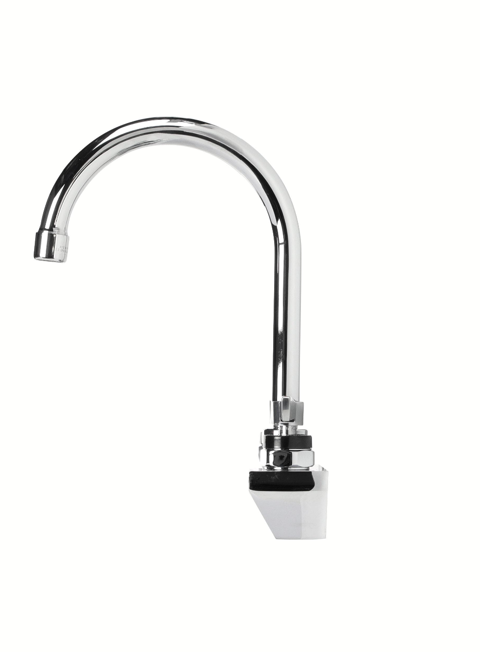 Encore 4" OC Wall Mount Faucet Ceramic Valves with 6" Rigid Gooseneck Spout