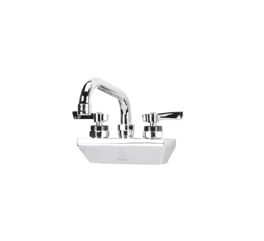 Encore 4" OC Wall Mount Faucet Ceramic Valves with 6" Swivel Spout