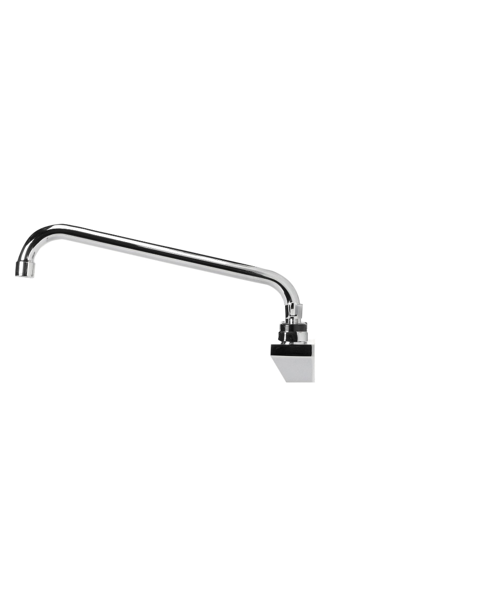 Encore 4" OC Wall Mount Faucet Ceramic Valves with 12" Swivel Spout
