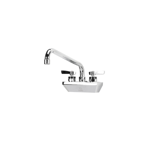 Encore 4" OC Wall Mount Faucet Ceramic Valves with 12" Swivel Spout