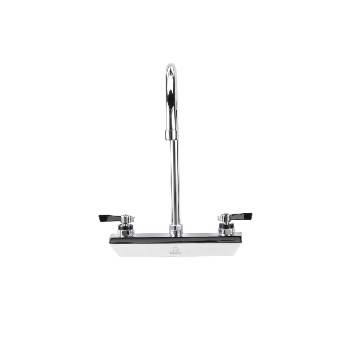 Encore 8" OC Wall Mount Faucet with 8-1/2" Swivel Gooseneck Spout
