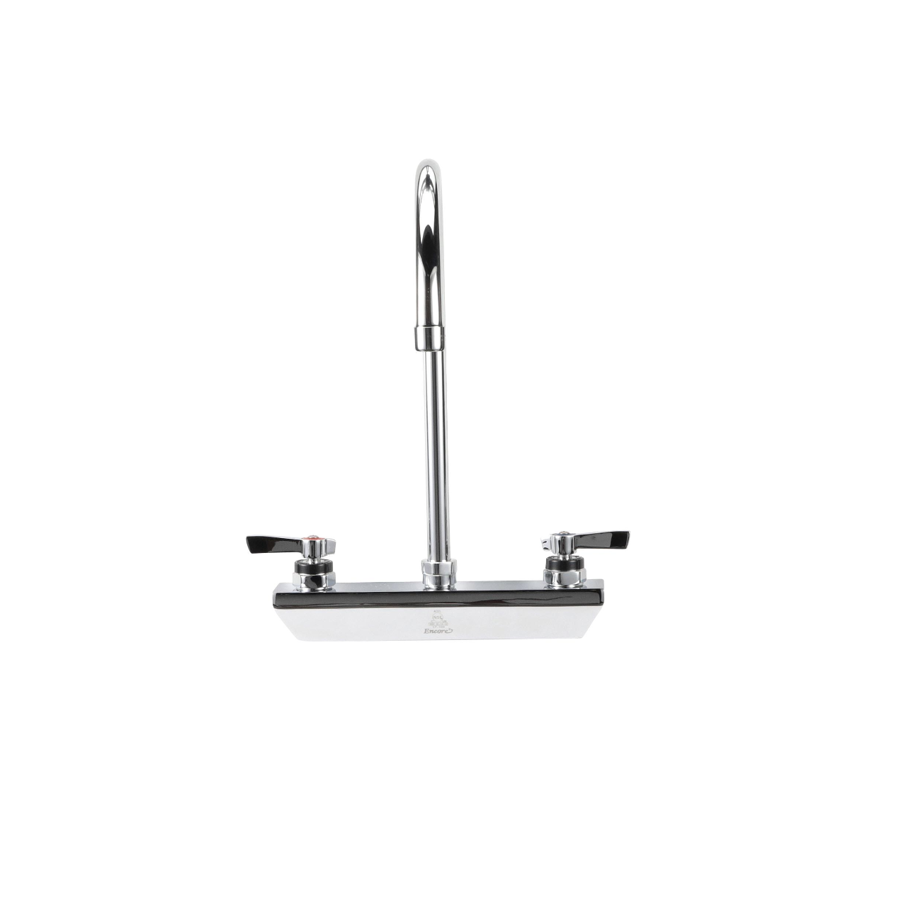 Encore 8" OC Wall Mount Faucet with 8-1/2" Swivel Gooseneck Spout