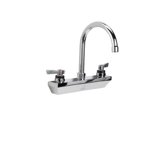 Encore 8" OC Wall Mount Faucet with 6" Swivel Gooseneck Spout