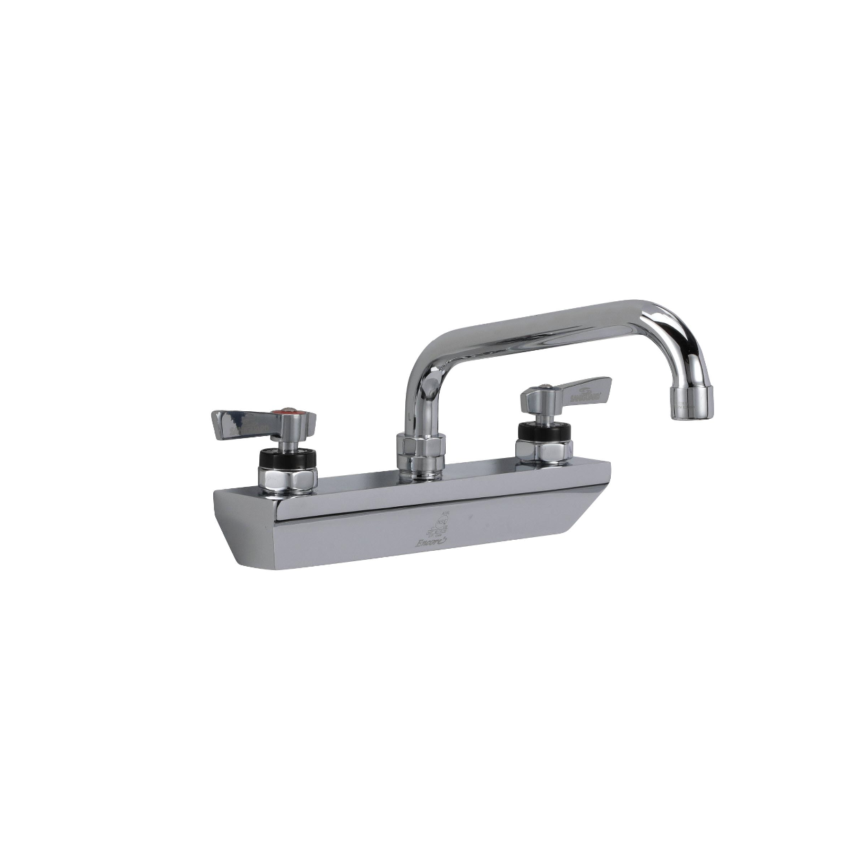 Encore 8" OC Wall Mount Faucet Ceramic Valves with 8" Swivel Spout