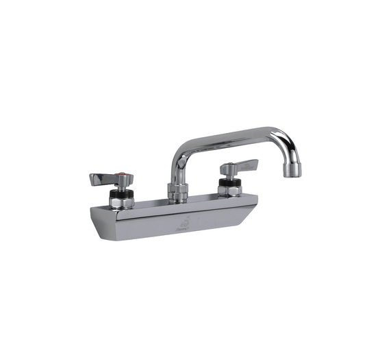 Encore 8" OC Wall Mount Faucet Ceramic Valves with 8" Swivel Spout
