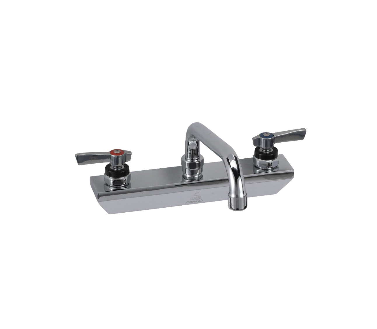 Encore 8" OC Wall Mount Faucet Ceramic Valves with 8" Swivel Spout