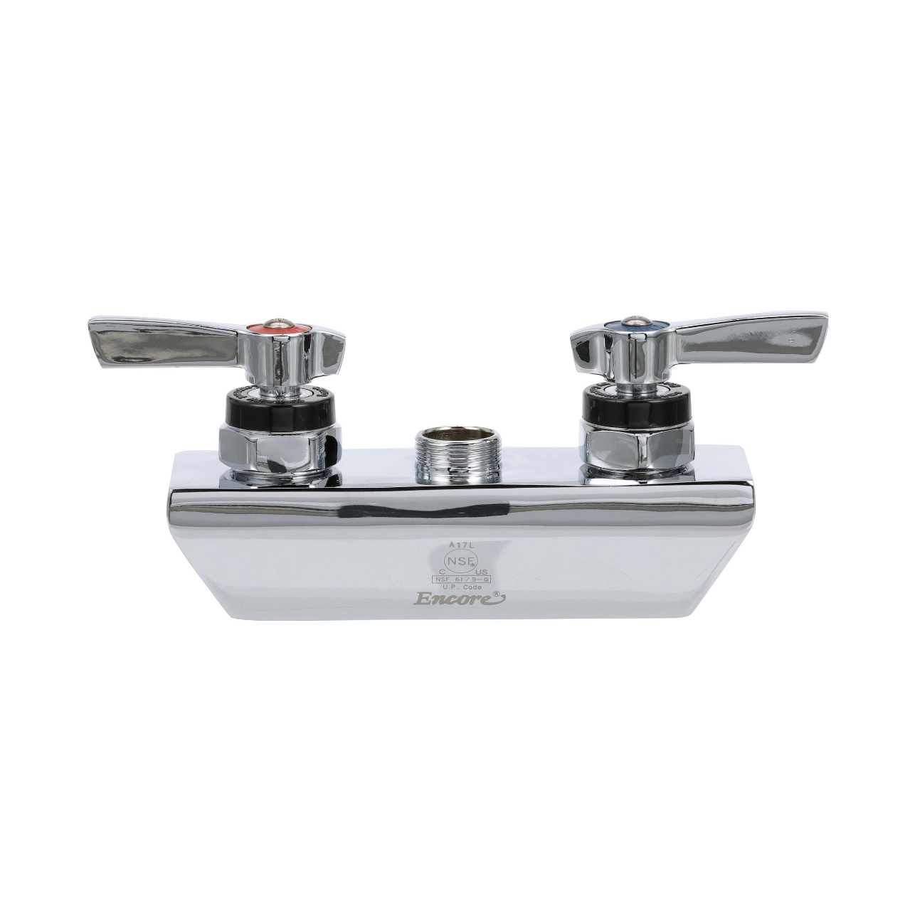 4" OC Encore Wall Mount Faucet (Body Only Less Spout)