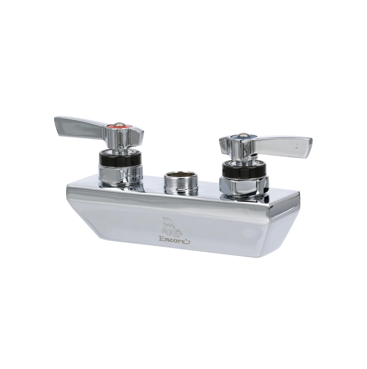 4" OC Encore Wall Mount Faucet (Body Only Less Spout)