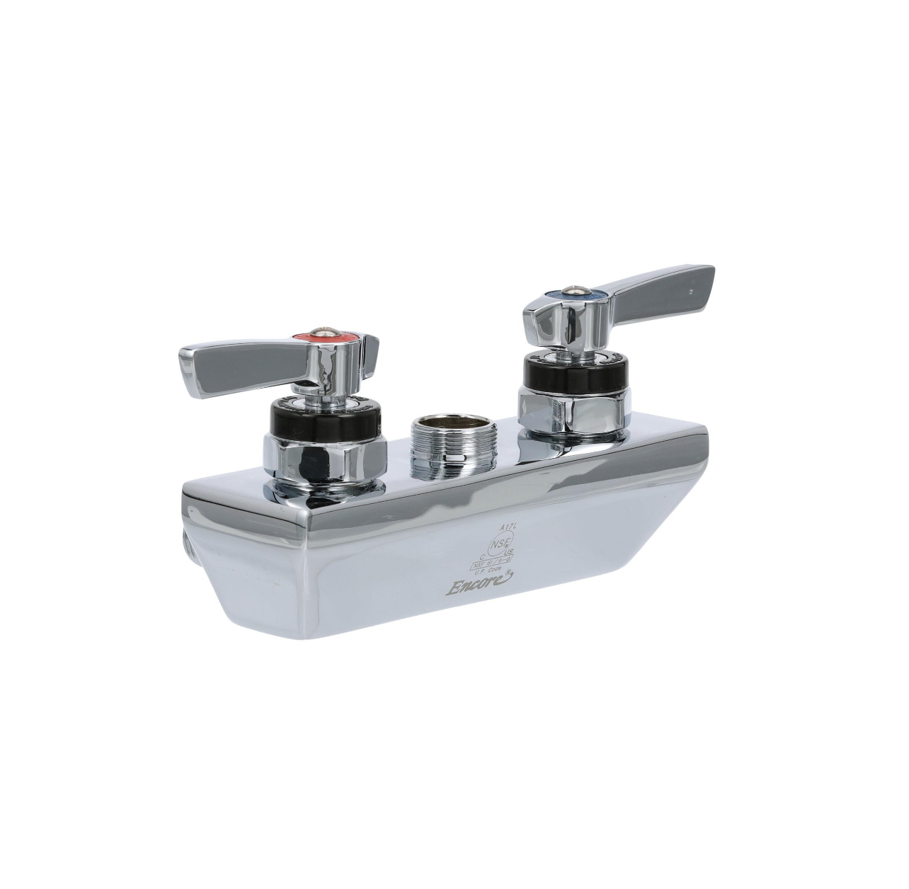 4" OC Encore Wall Mount Faucet (Body Only Less Spout