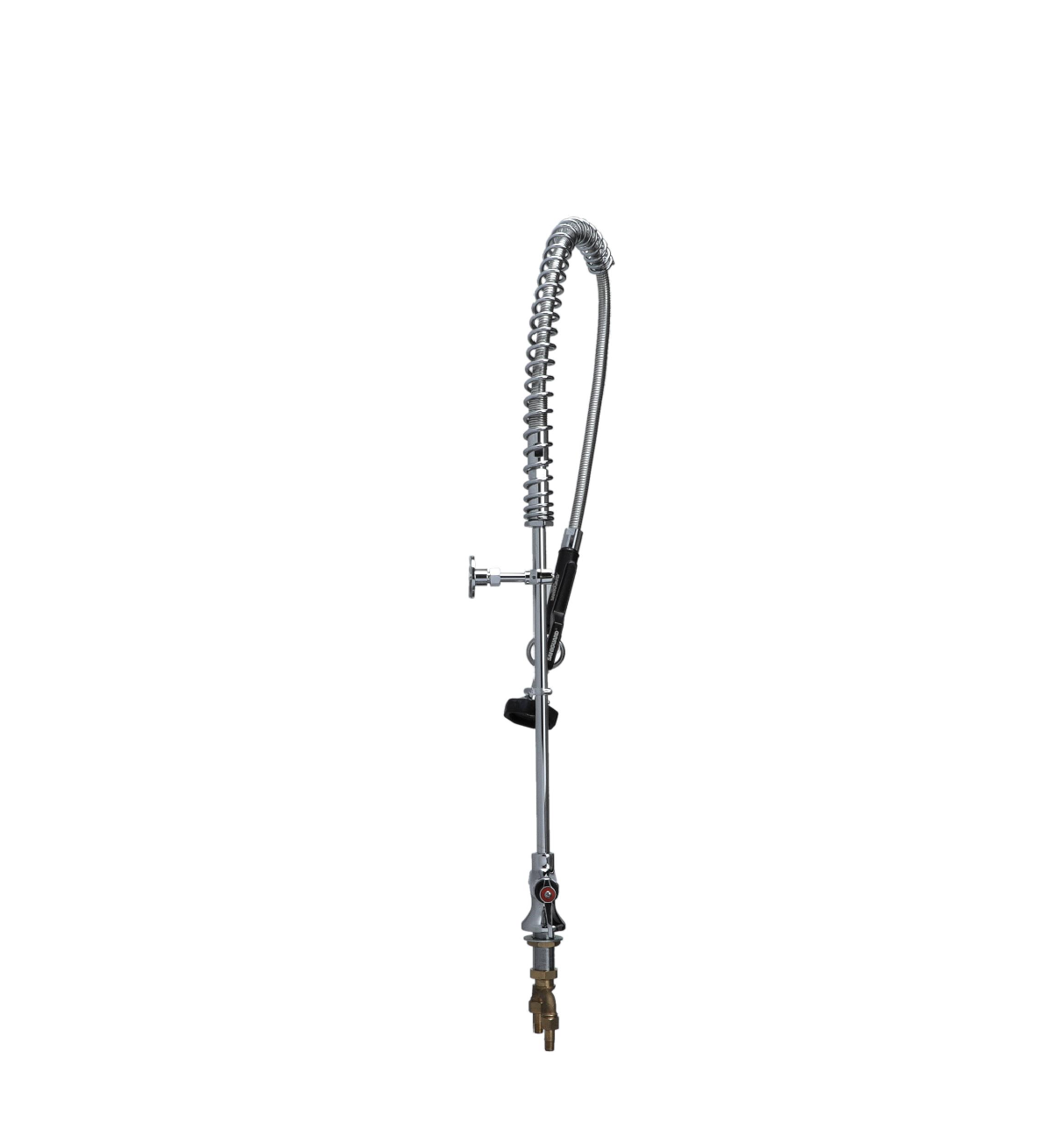 Encore Single Hole Deck Mount Pre Rinse Assembly with Wall Bracket