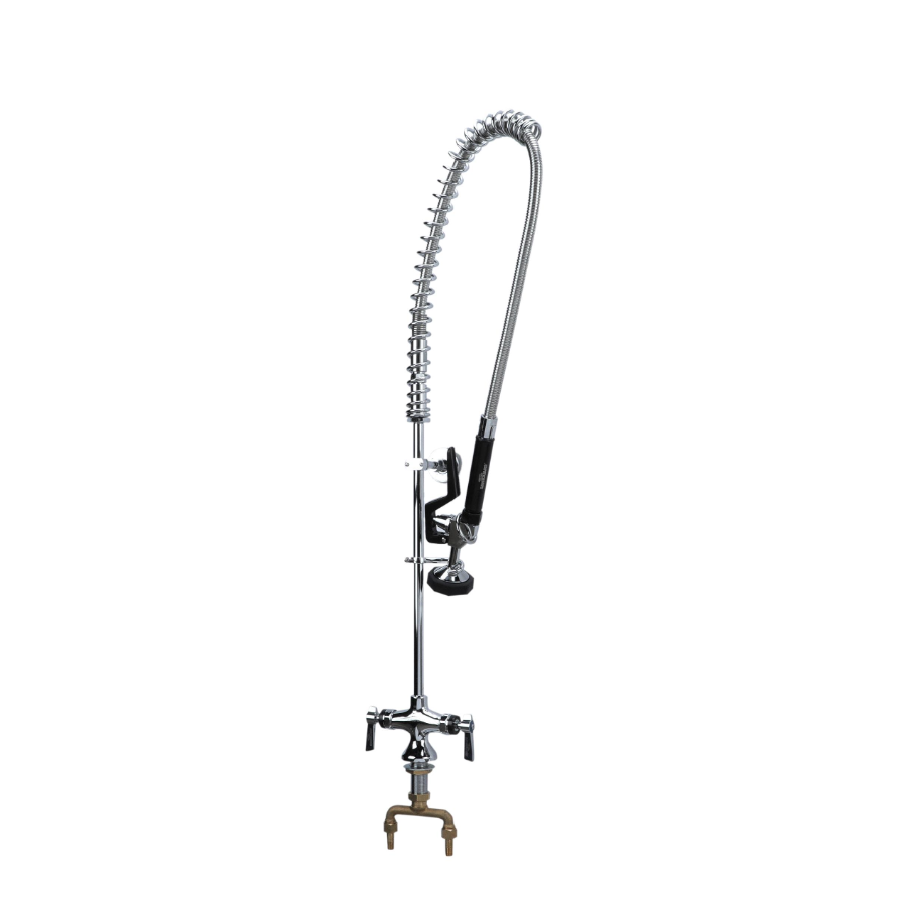 Encore Single Hole Deck Mount Pre Rinse Assembly with Wall Bracket