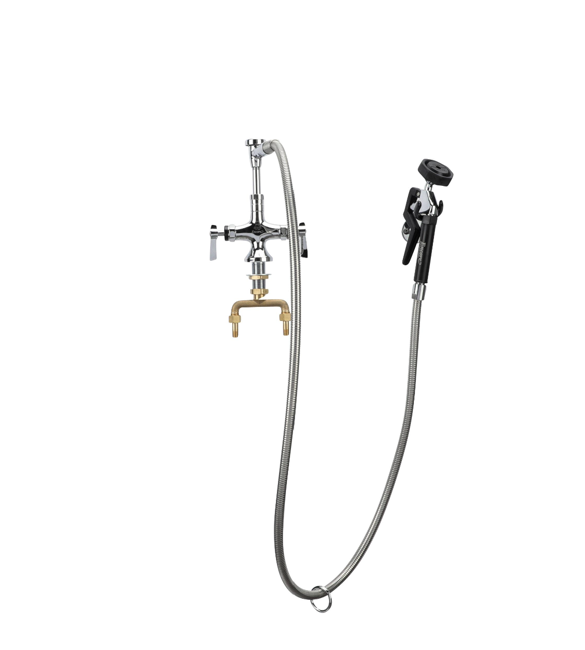 Encore Single Hole Deck Mount Utility Spray Assmebly with Ceramic Valves and Vacuum Breaker