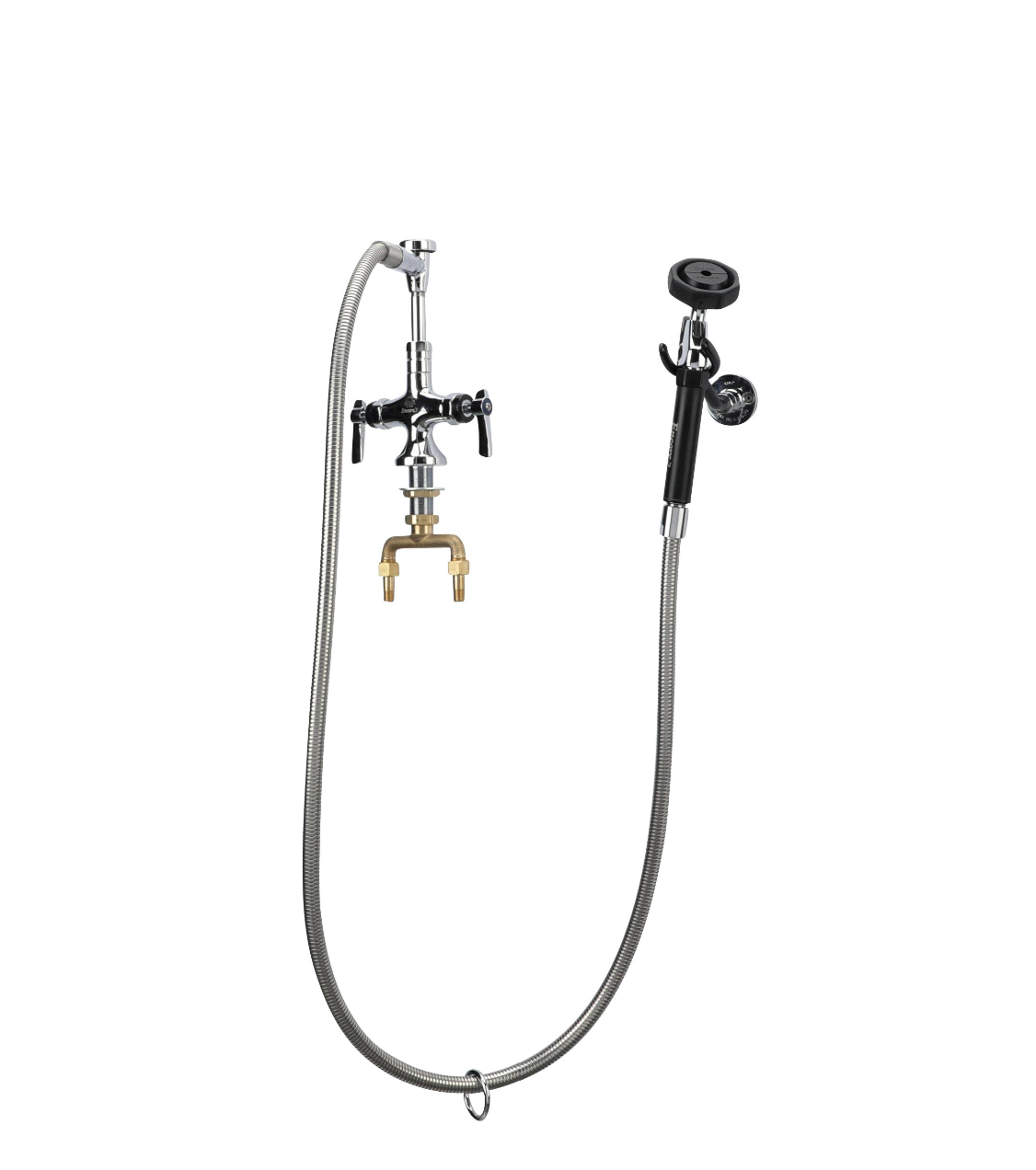 Encore Single Hole Deck Mount Utility Spray Assmebly with Ceramic Valves and Vacuum Breaker