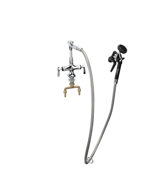 Encore Single Hole Deck Mount Utility Spray Assmebly with Ceramic Valves and Vacuum Breaker