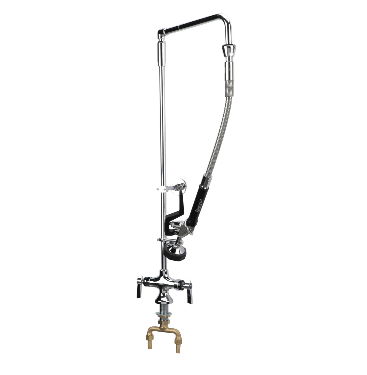 Encore Single Hole Deck Mount Swivel Arm Pre Rinse Assembly with 12" Swing Arm