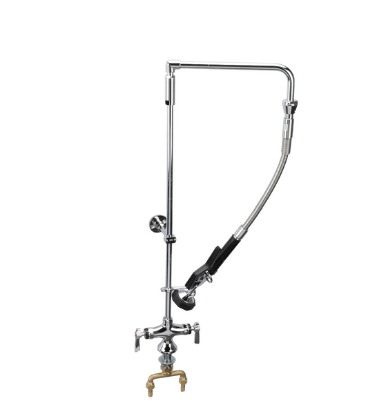 Encore Single Hole Deck Mount Swivel Arm Pre Rinse Assembly with 12" Swing Arm