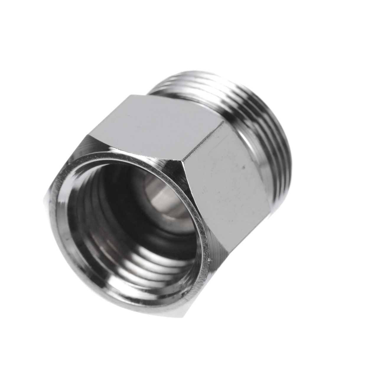 Brass Chrome plated Inlet Nut for Pre Rinse Hose 7/8-20 x 3/4-14