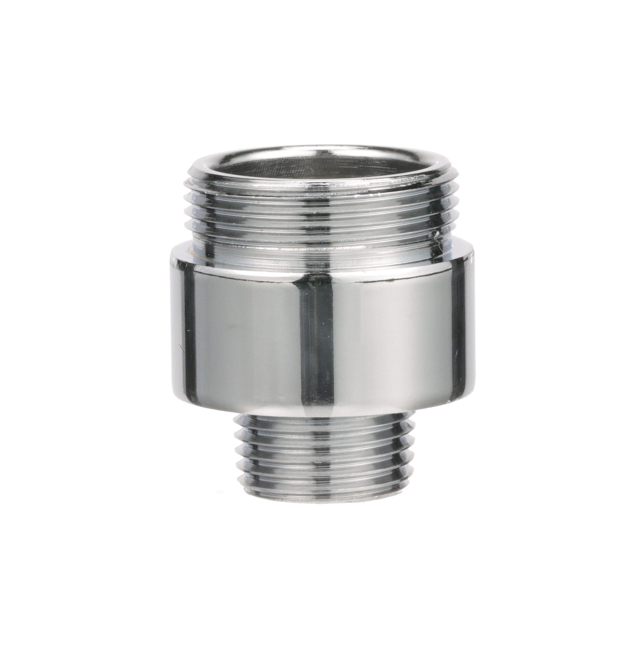 Brass Chrome Plated Rigid to Swing Spout Adapter