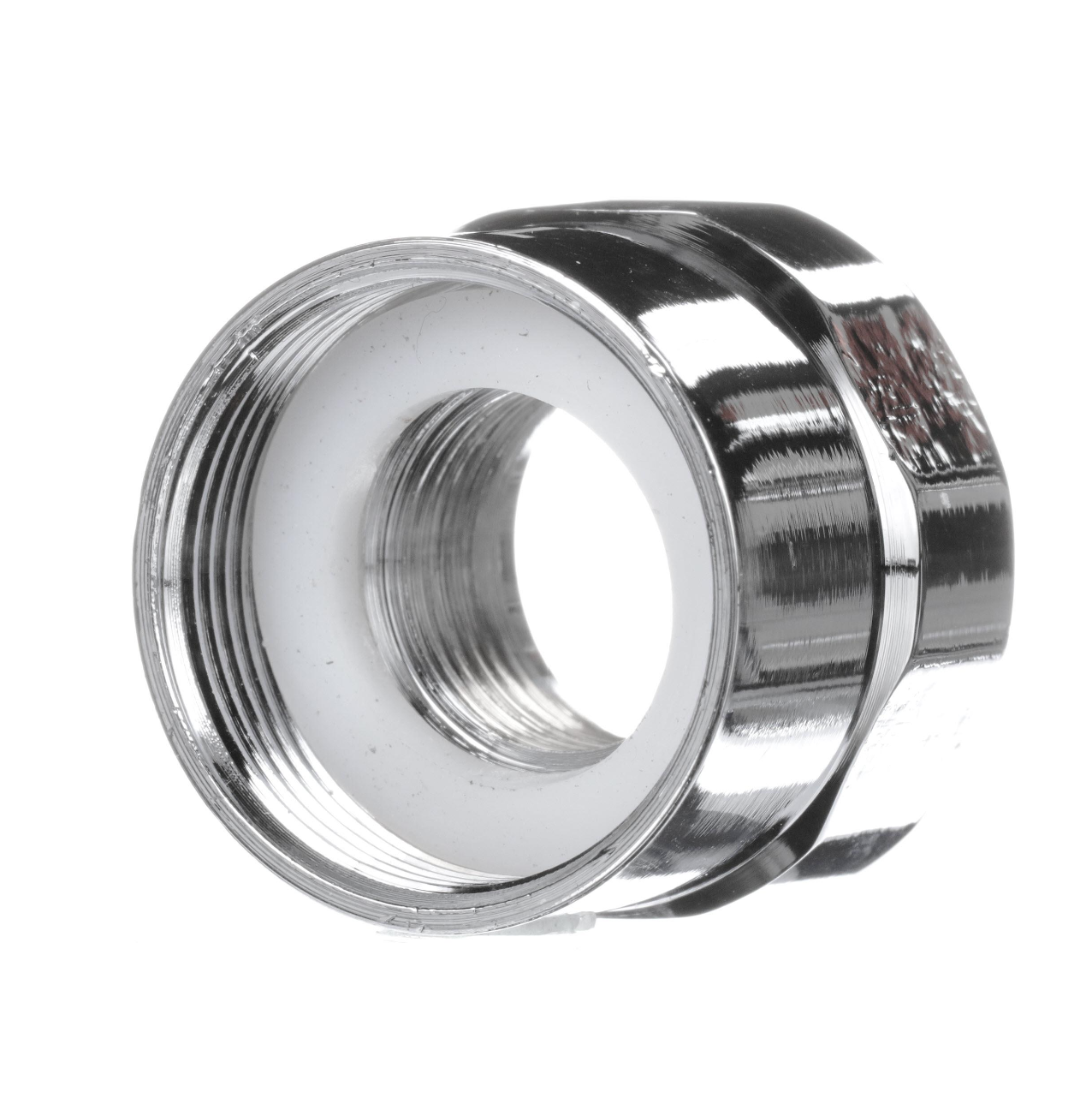 Brass Chrome Plated Swivel to Rigid Spout Adapter