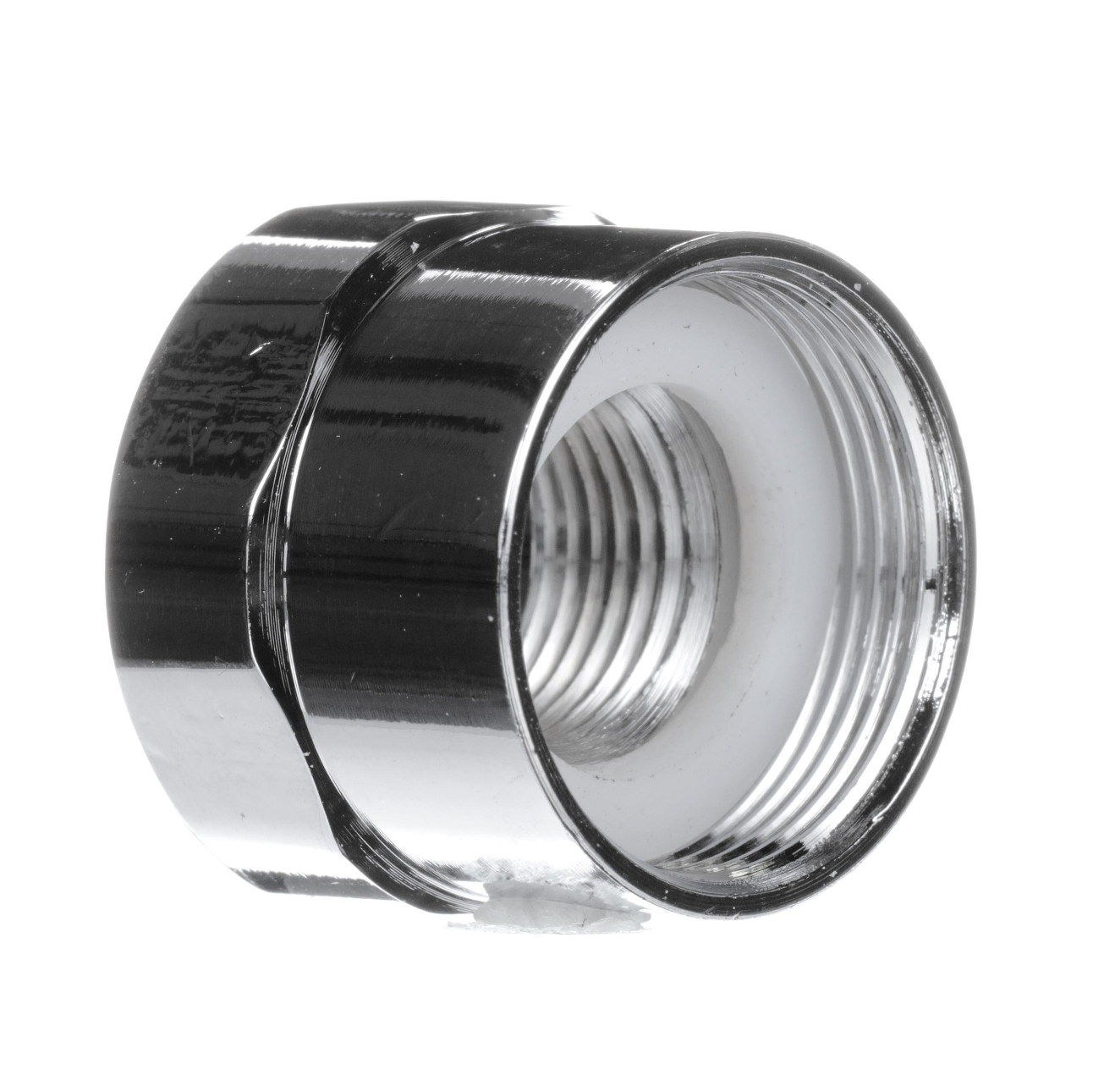 Brass Chrome Plated Swivel to Rigid Spout Adapter