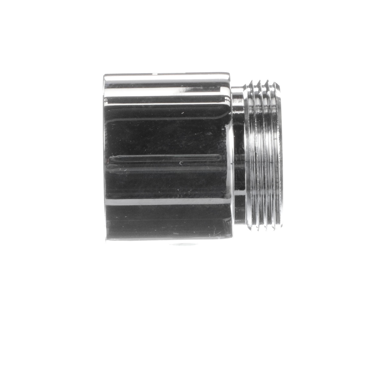 Chrome Plated Brass Spout Adapter Converts Encore Swivel Spout to Fit T & S Faucet