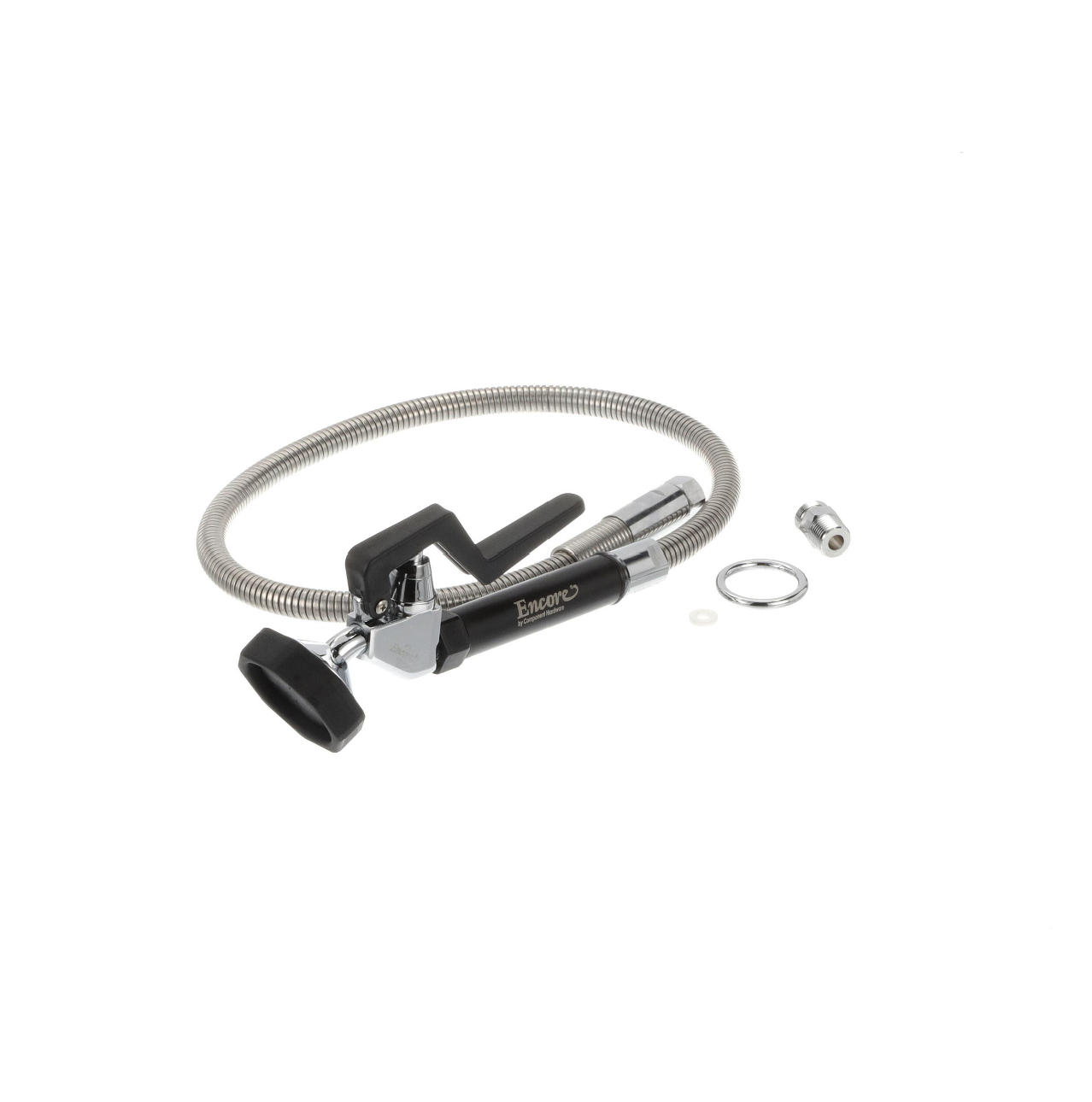 Encore Pre-Rinse Hose 44" long with Angled Spray and adapters