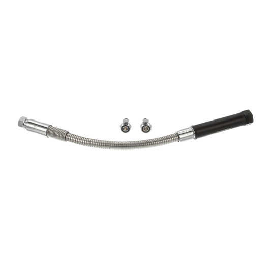 Encore Stainless Steel Pre Rinse Hose 20" Universal with Grip and Adapters