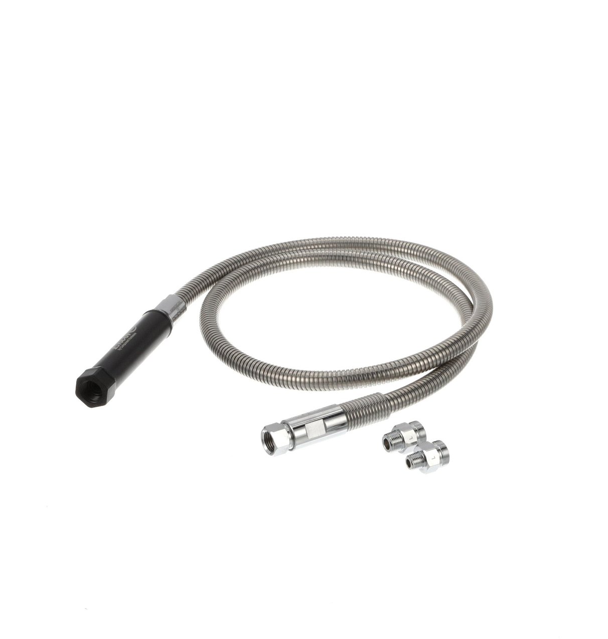 Encore Stainless Steel Pre Rinse Hose 60" Universal with Grip and Adapters