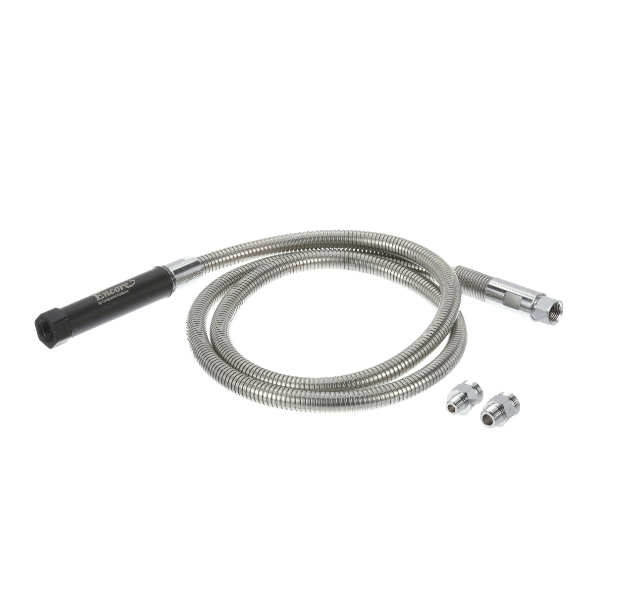 Encore Stainless Steel Pre Rinse Hose 72" Universal with Grip and Adapters