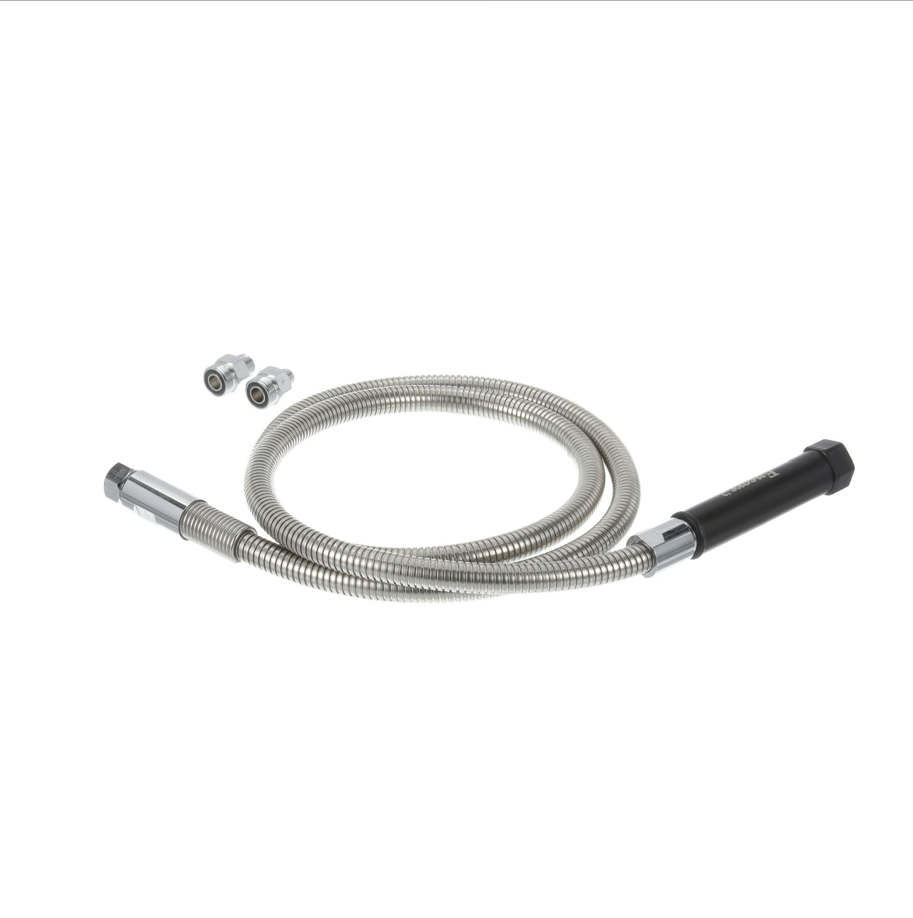 Encore Stainless Steel Pre Rinse Hose 72" Universal with Grip and Adapters