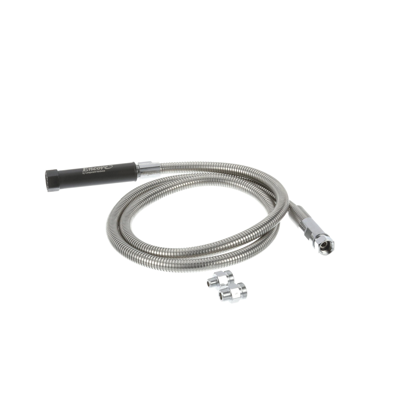 Encore Stainless Steel Pre Rinse Hose 72" Universal with Grip and Adapters