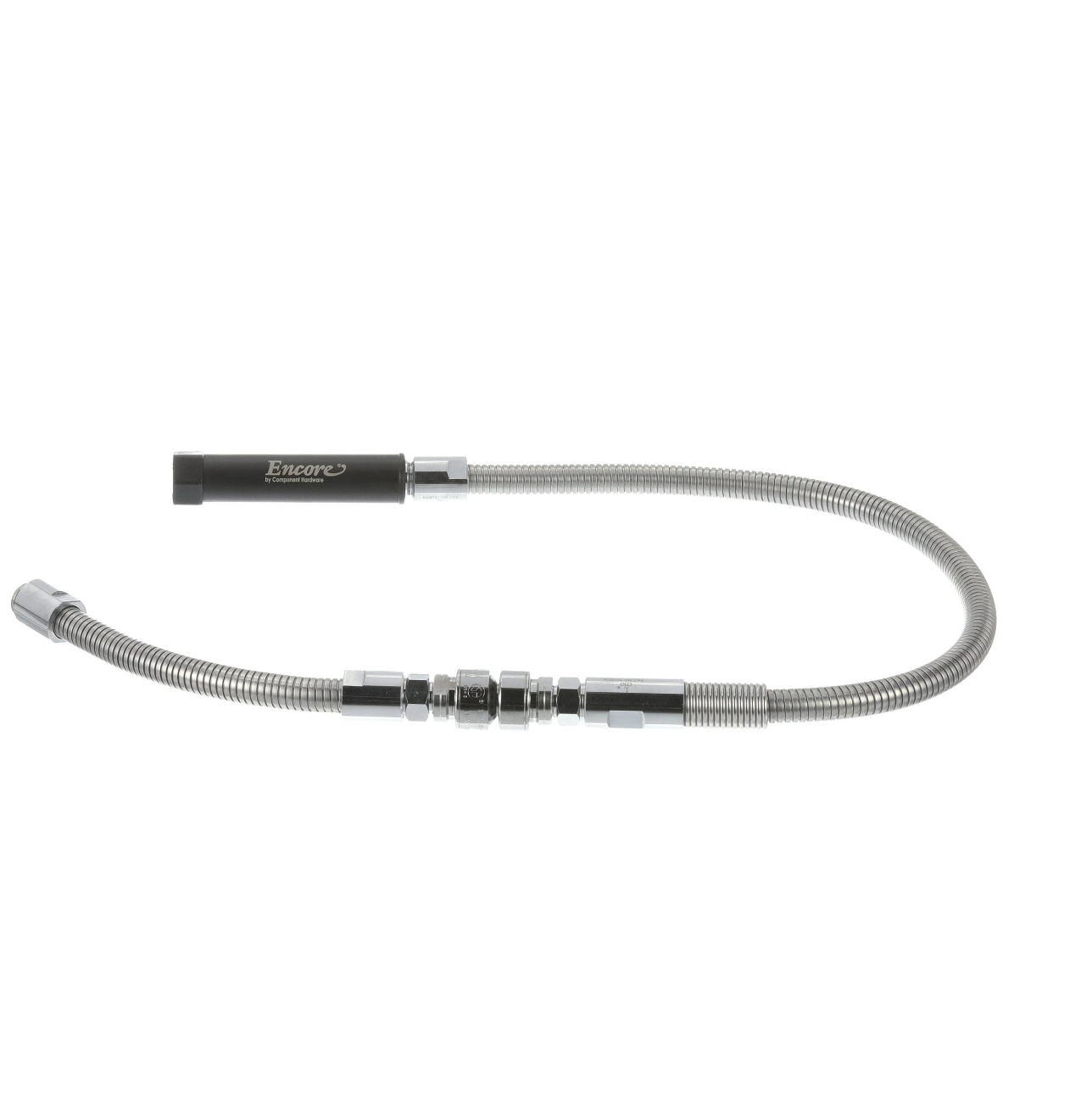 Encore® Stainless Steel Pre Rinse Hose 44" with Grip and Continous Pressure Vacuum Breaker