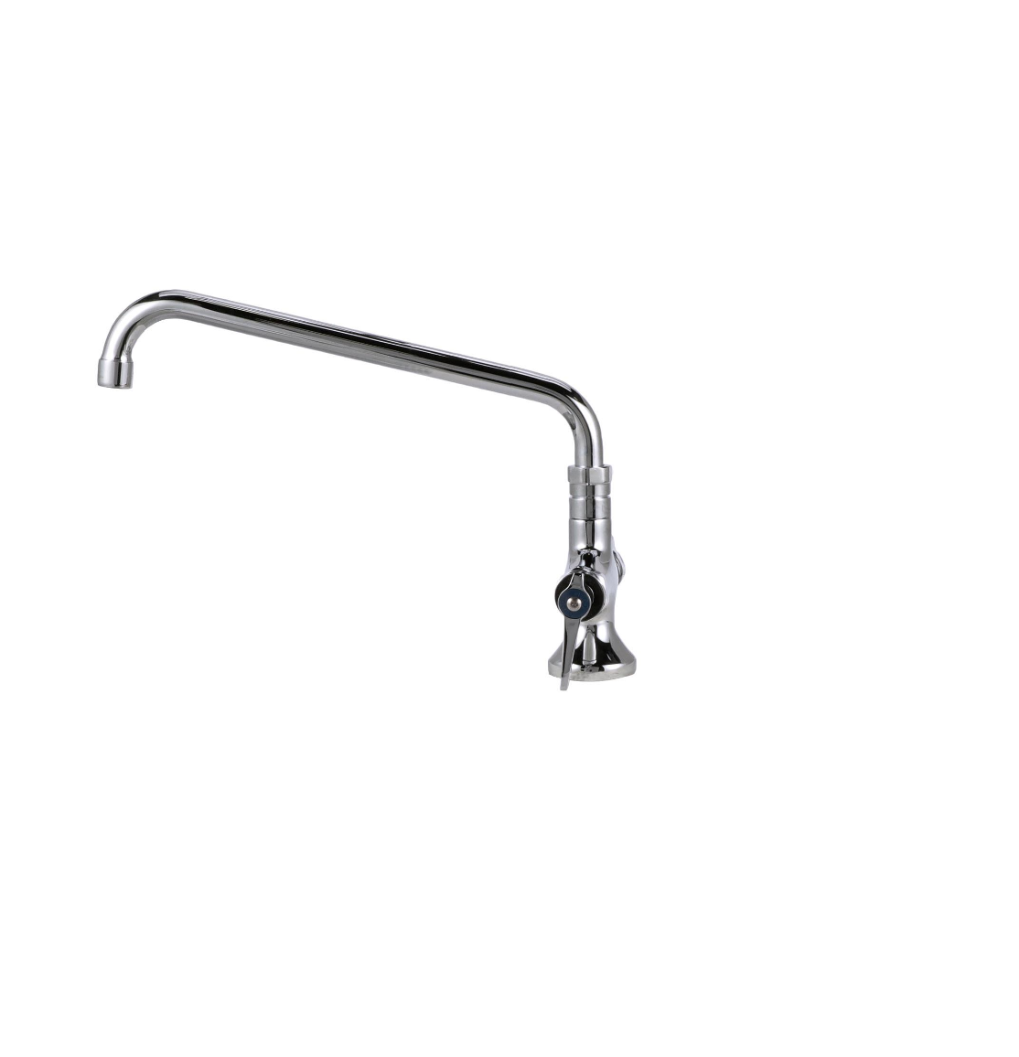 Encore® Brass Chrome Plated Double Pantry Faucet with 10" Swivel Spout and Ceramic Valves