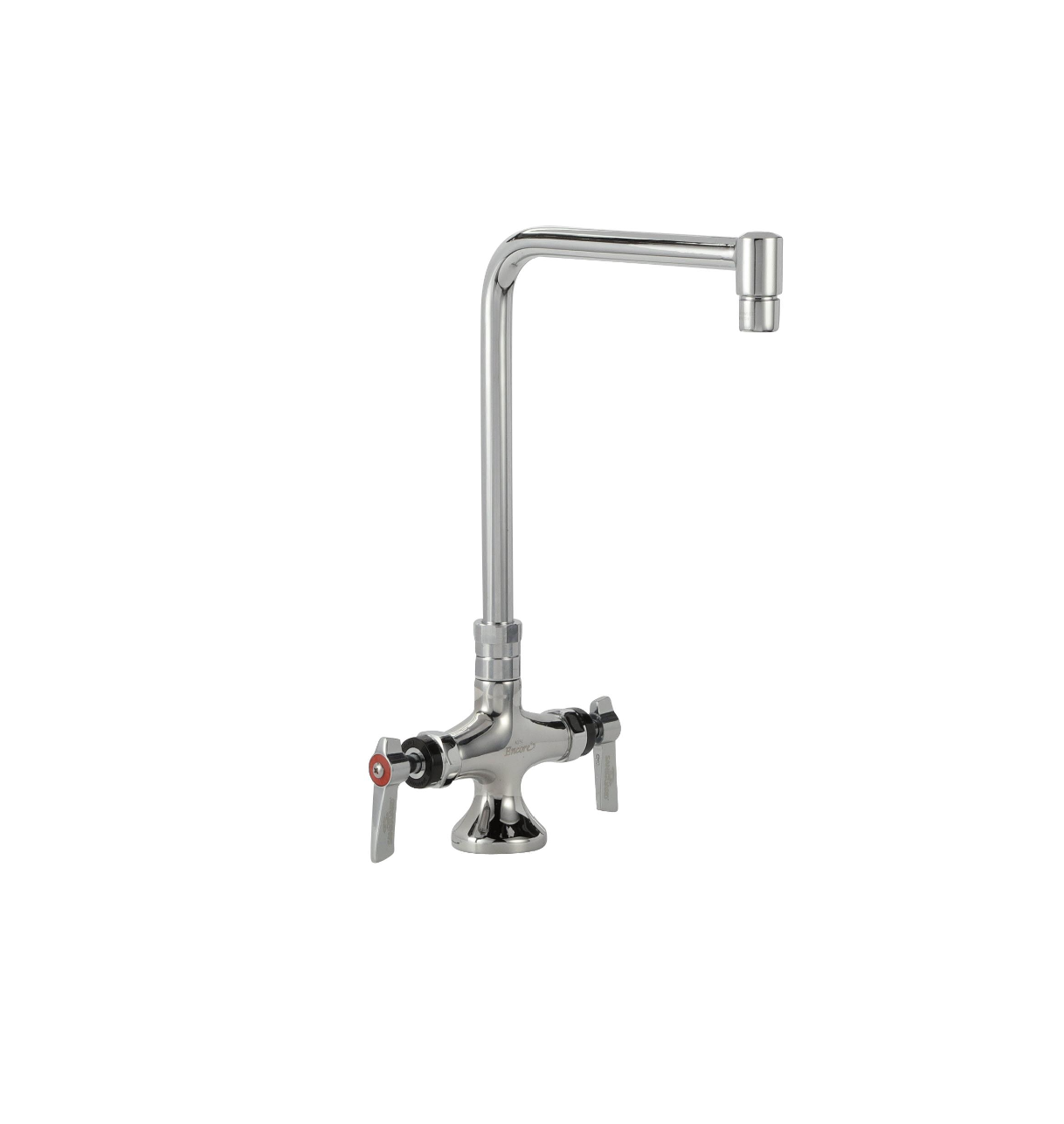 Encore® Brass Chrome Plated Double Pantry Faucet with 8" Swivel Cast Spout and Ceramic Valves